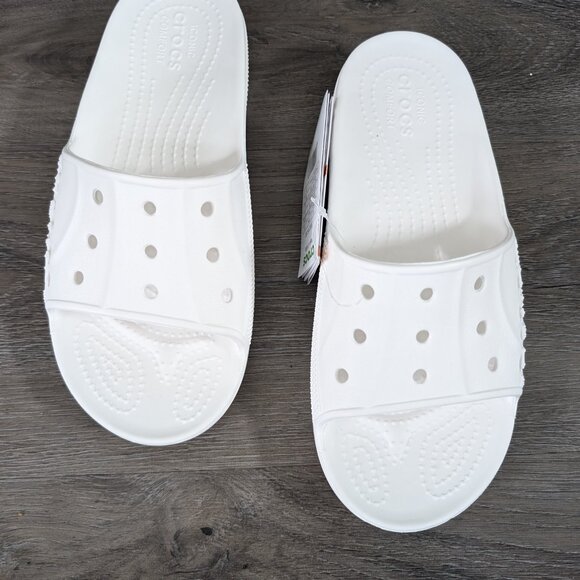 NWT Crocs Baya II Slide White Size 8 - Picture 7 of 7